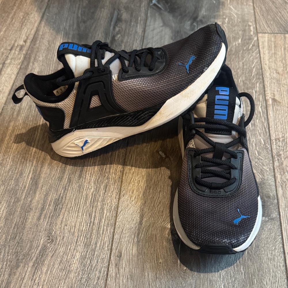 Boy’s Puma Charcoal and Blue Athletic Shoes